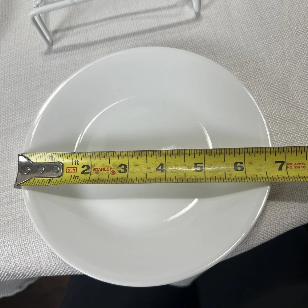 6 Corelle Winter Frost White 6 3/4
